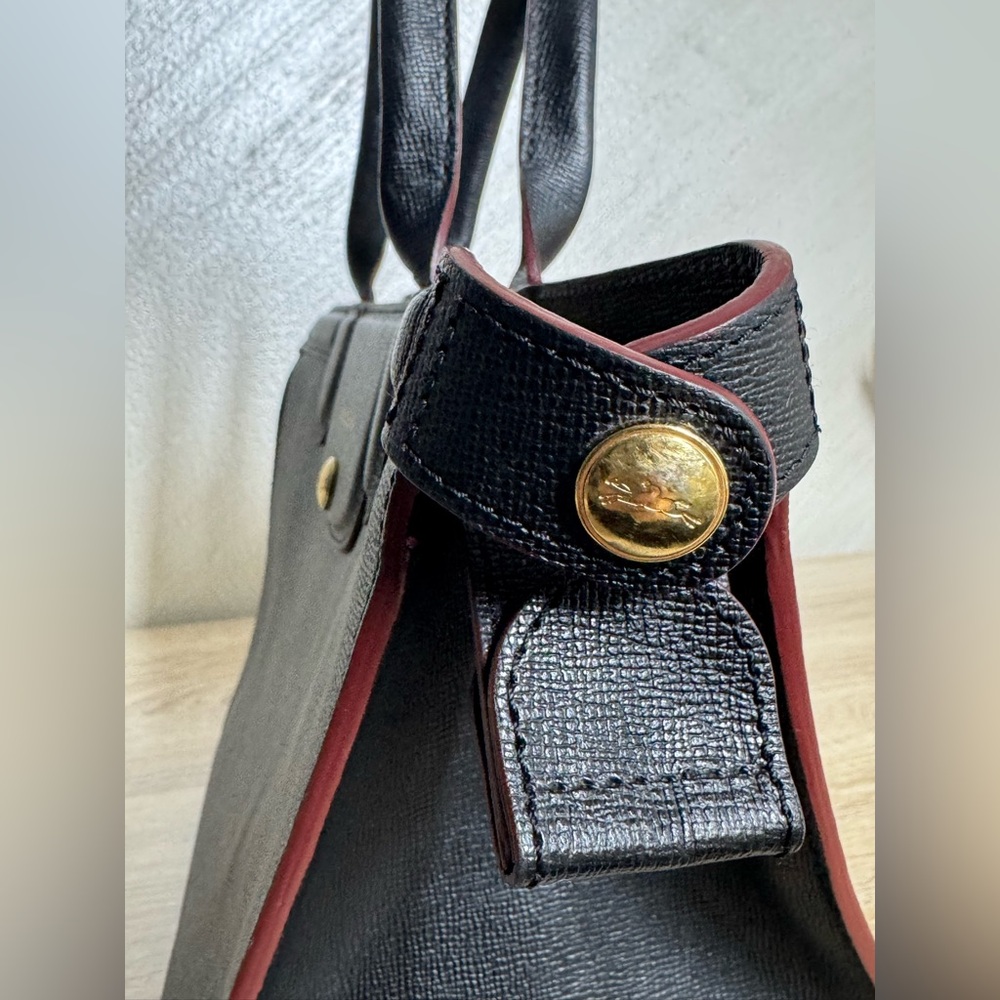 Longchamp Black Medium Satchel Bag - Picture 7 of 16